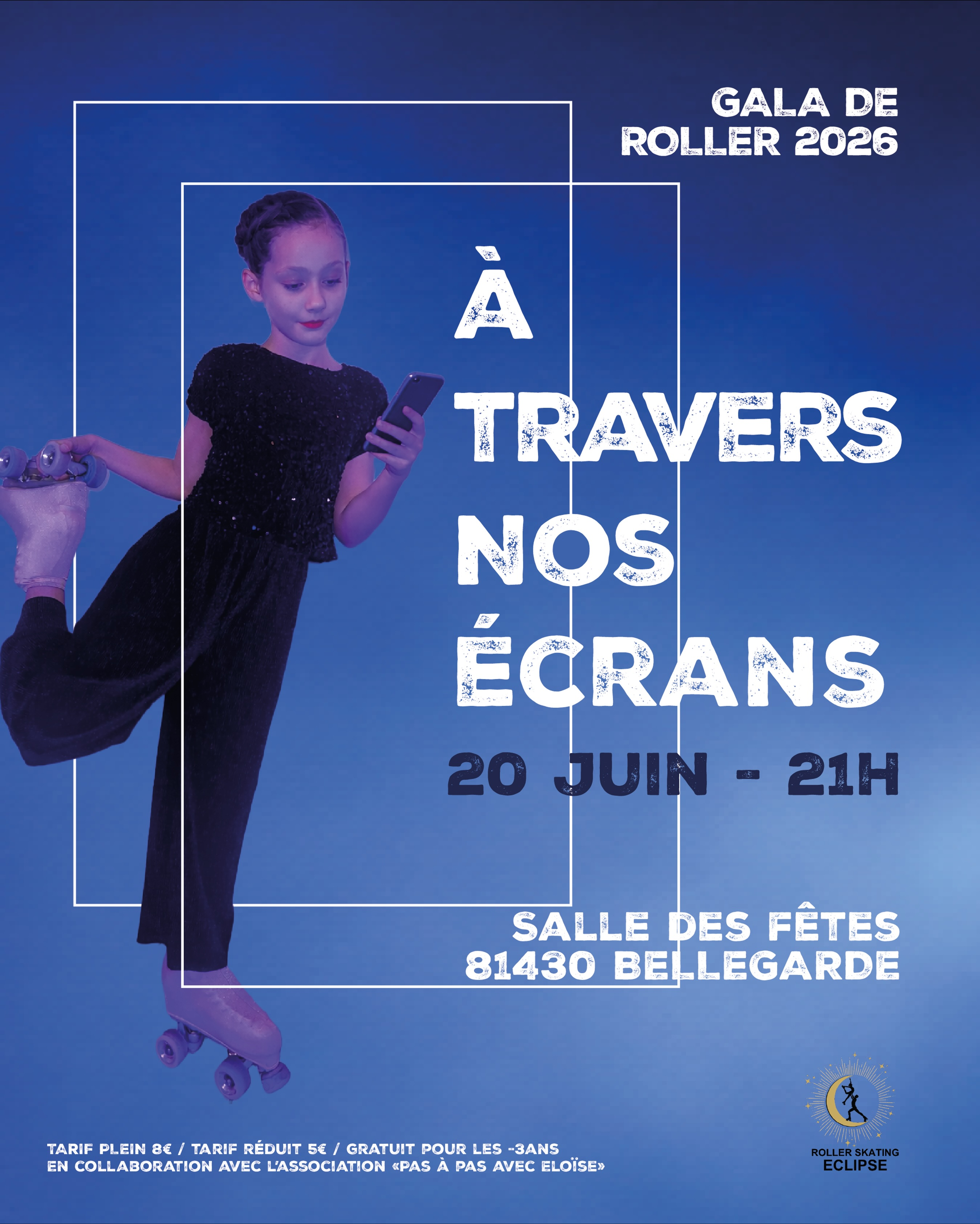 Gala de rollers "A travers nos écrans", à Bellegarde-Marsal