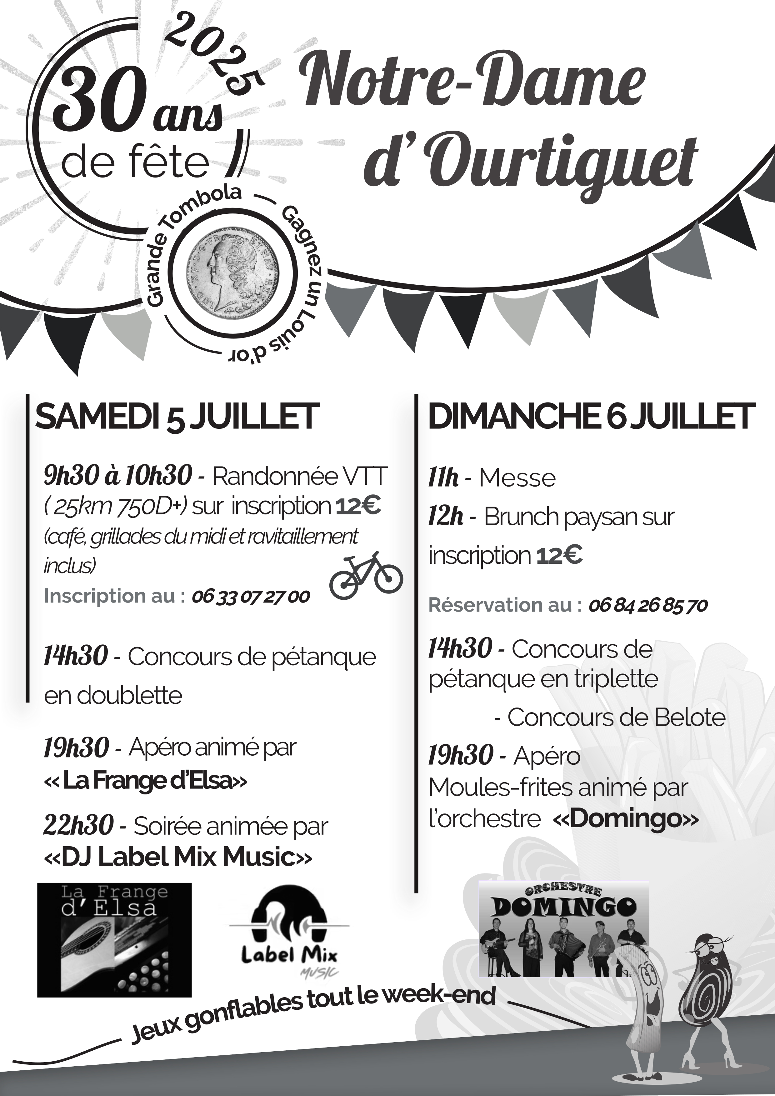 30 ans de fête, à Notre Dame d'Ourtiguet