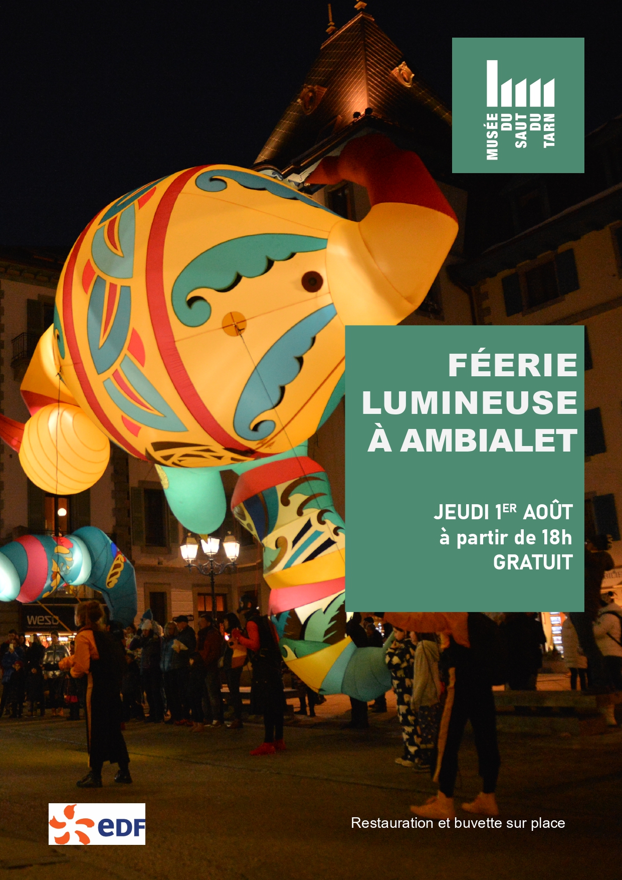 Féérie lumineuse, à Ambialet