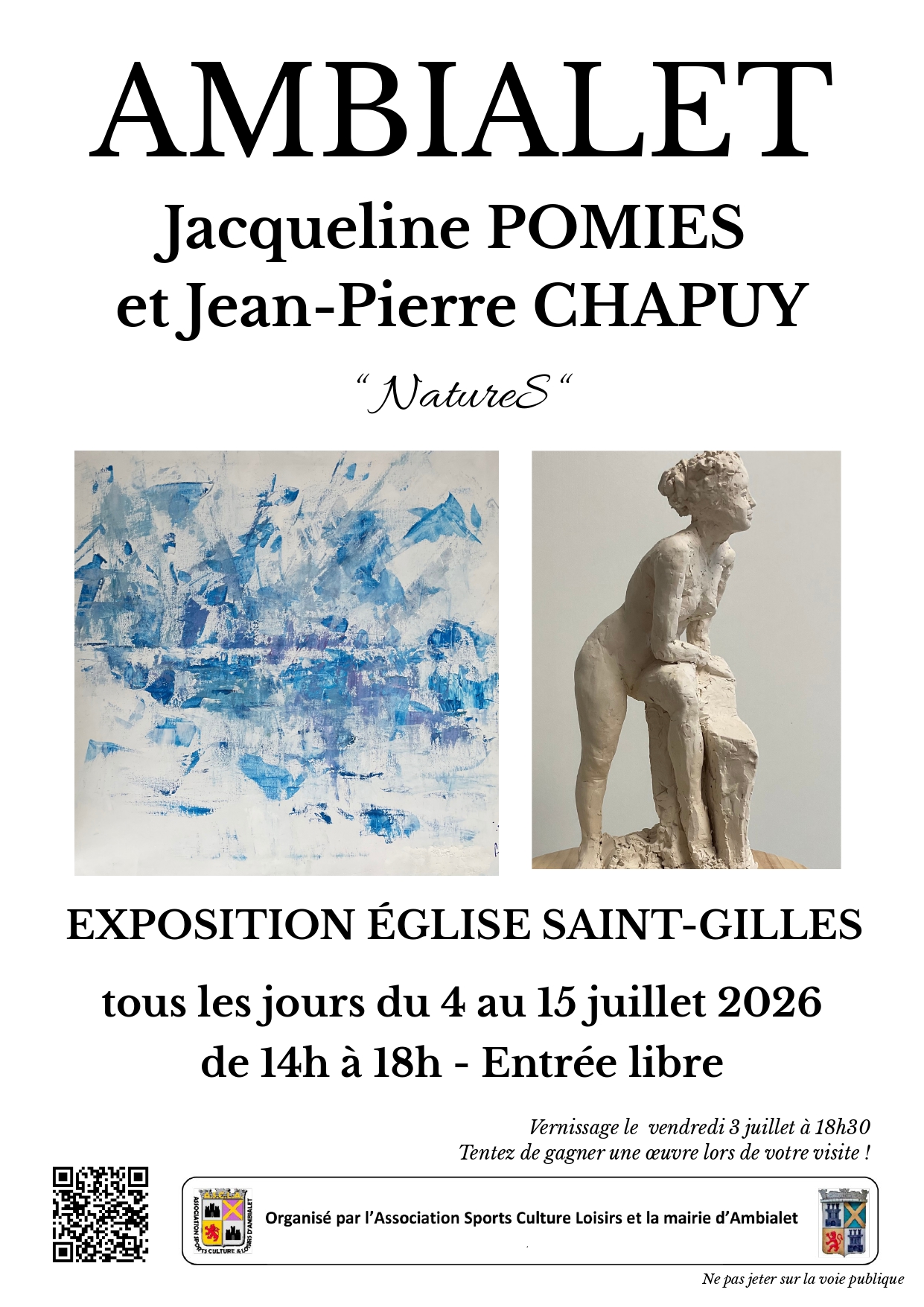 Exposition "NatureS", à Ambialet
