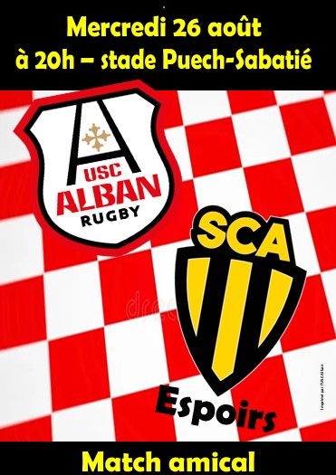 Match de rugby, à Alban