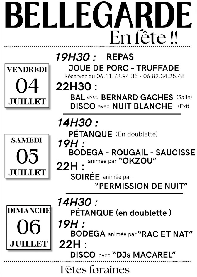 Bellegarde en fête