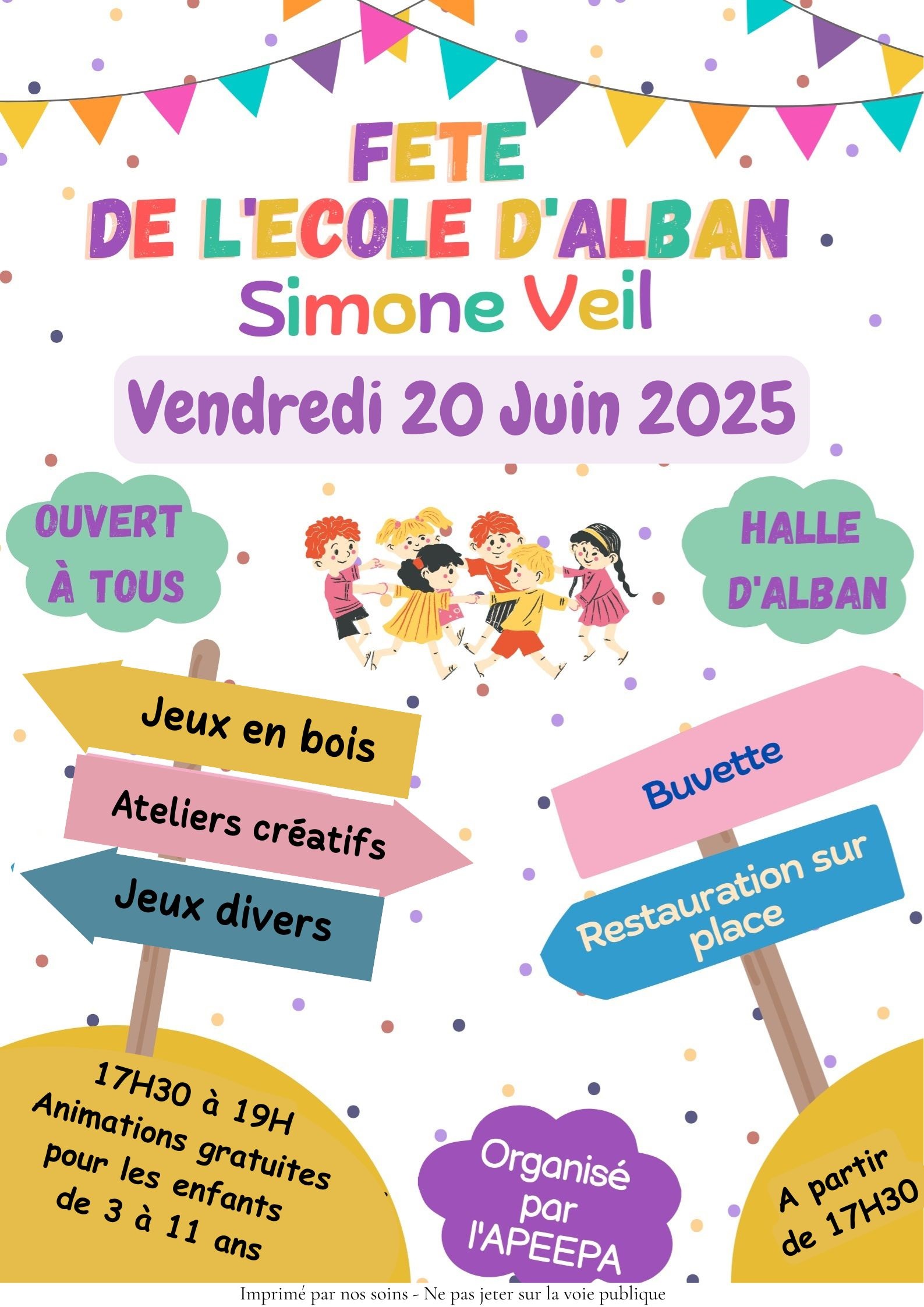 Fêtede l'école Simone Veil d'Alban