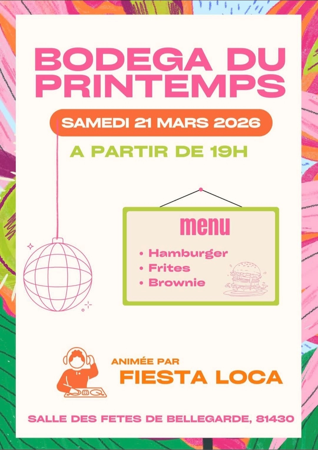 Bodega de printemps, à Bellegarde-Marsal