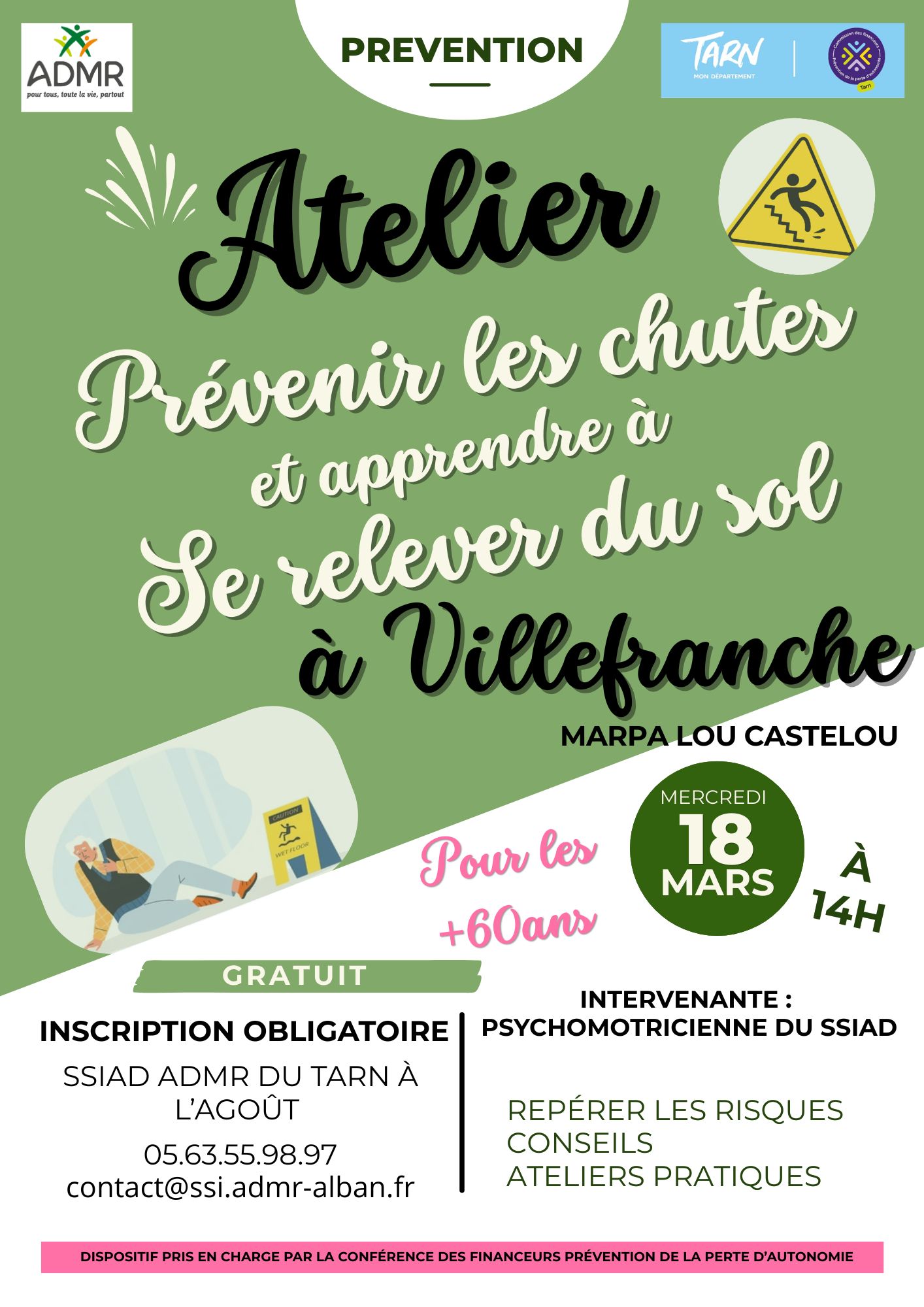 Atelier senior, à Villefranche d'Albigeois