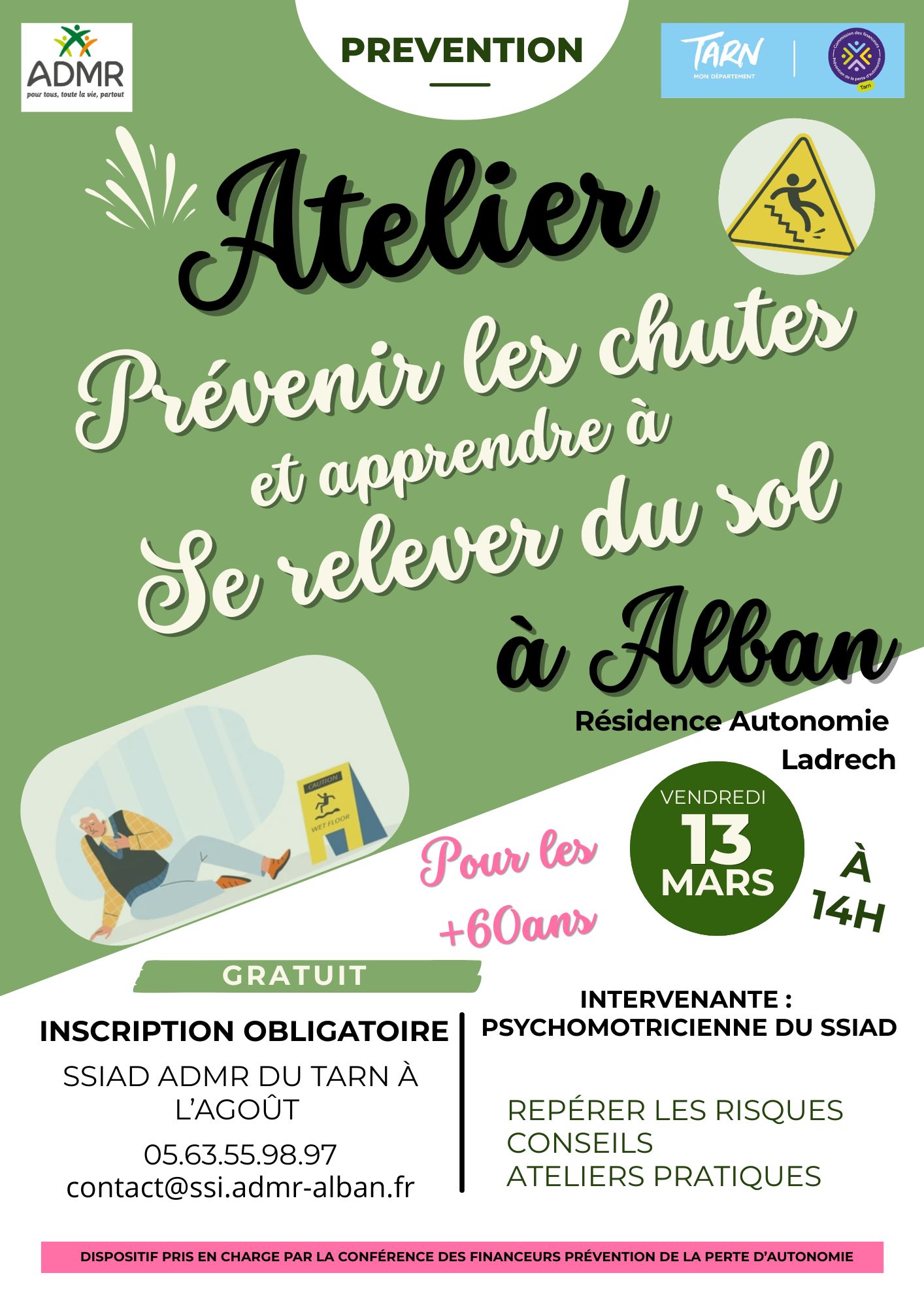 Atelier senior, à Alban