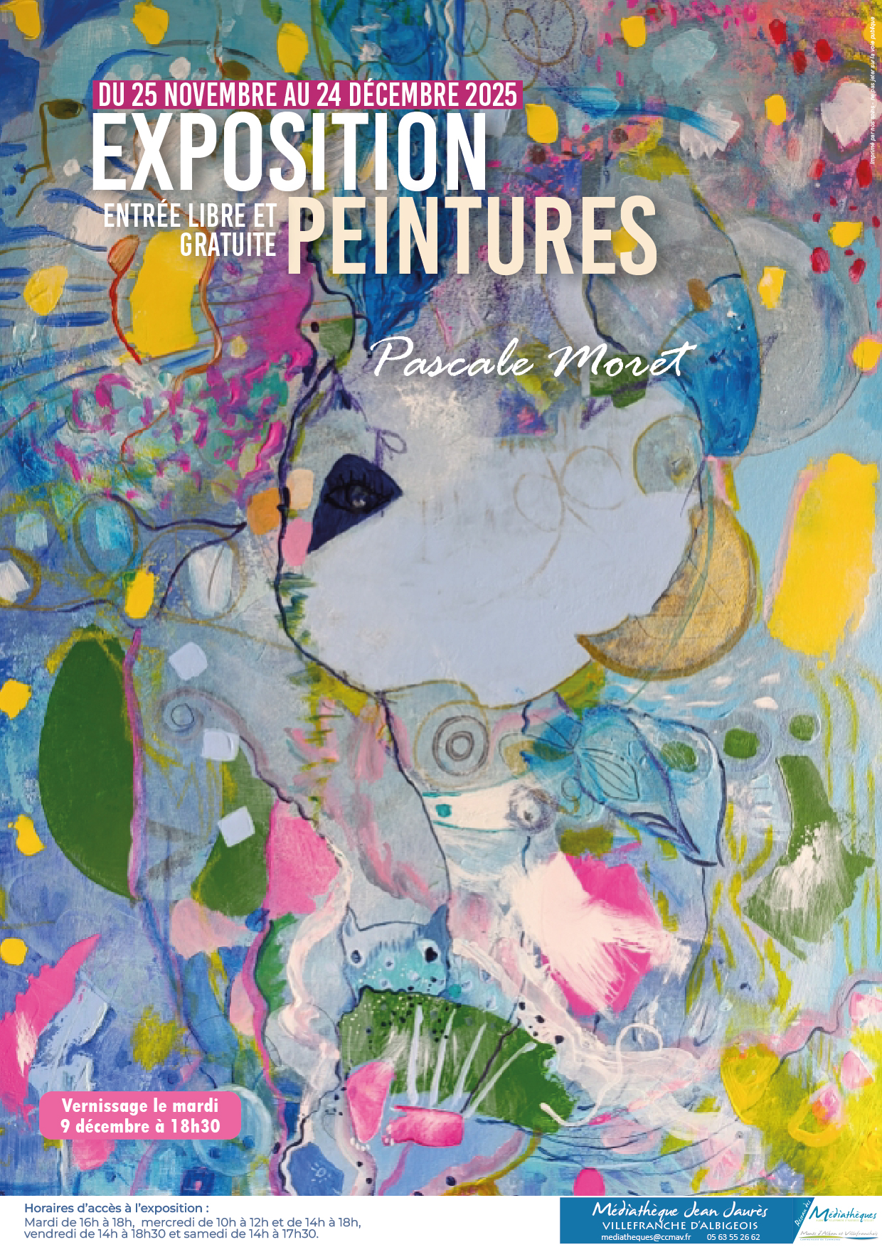 Exposition de peintures de Pascale Moret