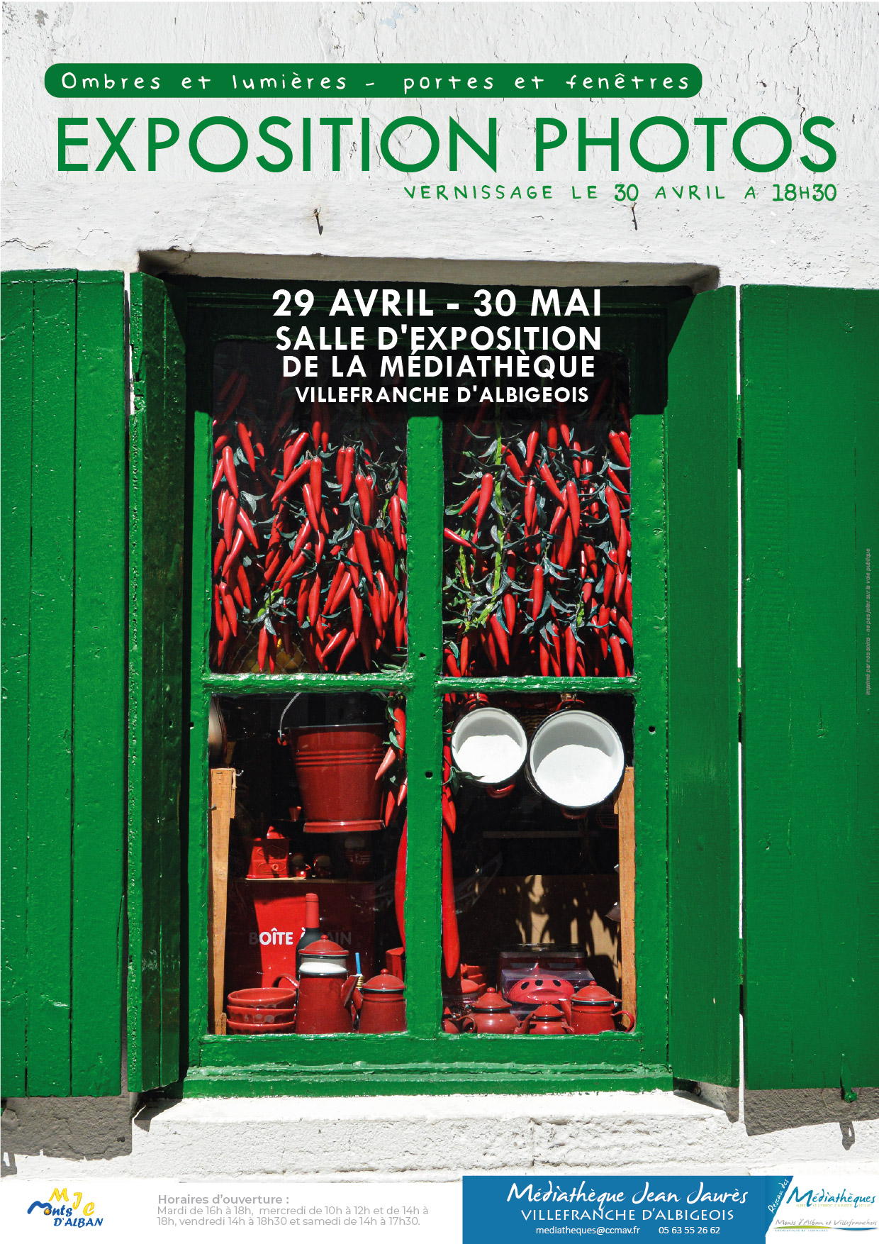 Exposition photos à la médiathèque