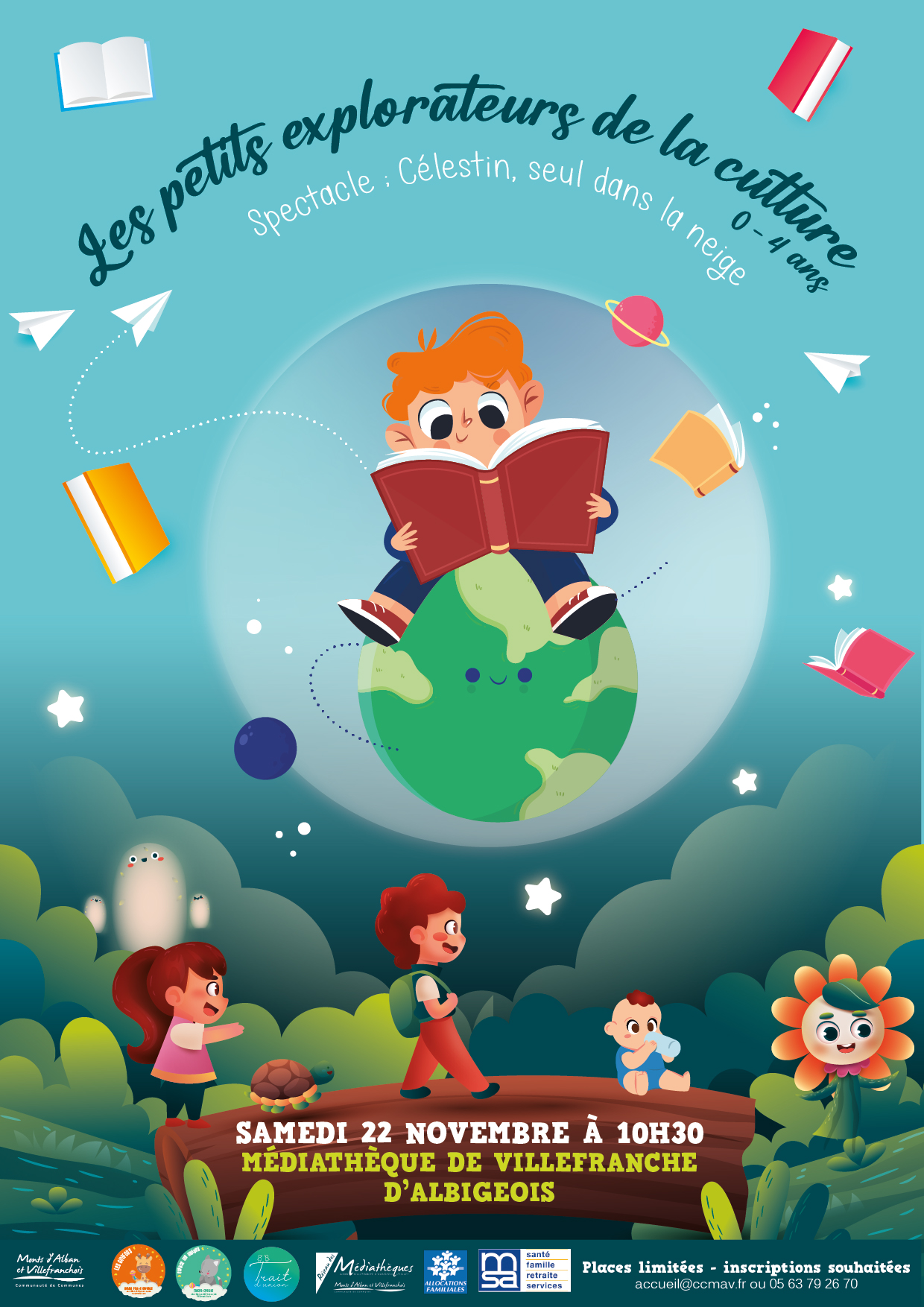 Les petits explorateurs de la culture : Célestin, seul dans la neige