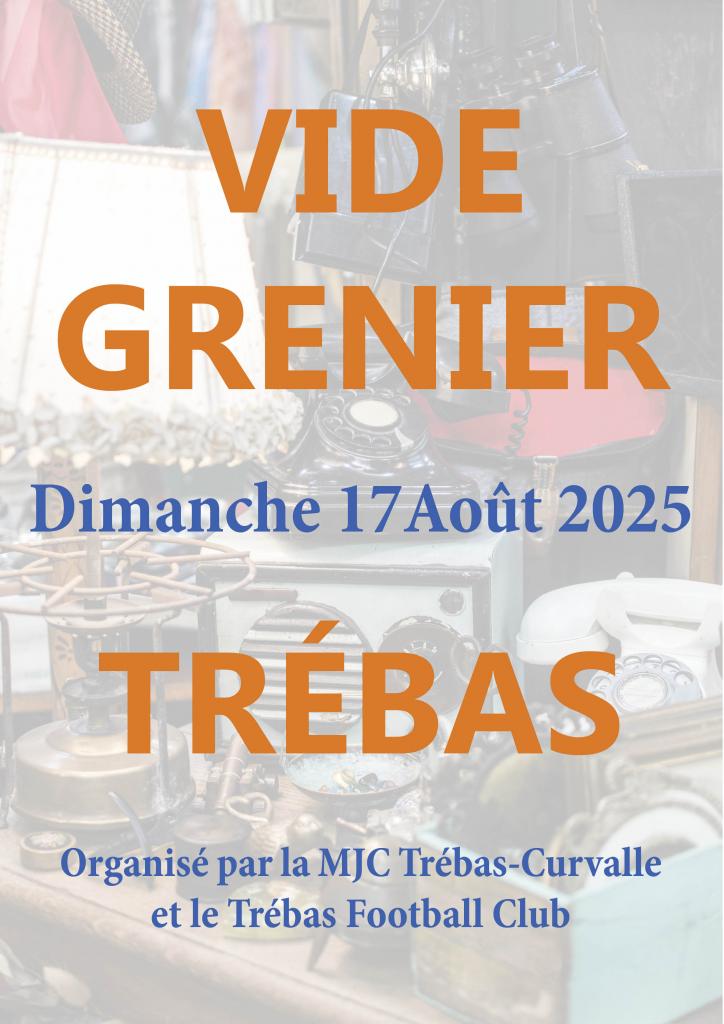 Vide-grenier à Trébas