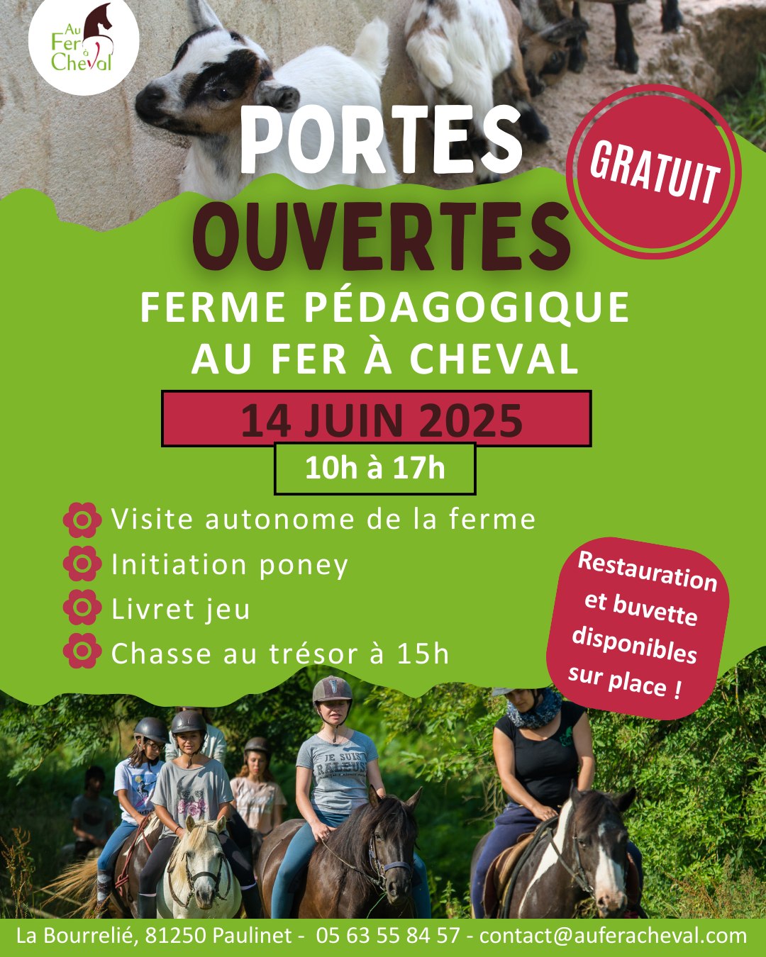 Portes ouvertes au Fer à cheval