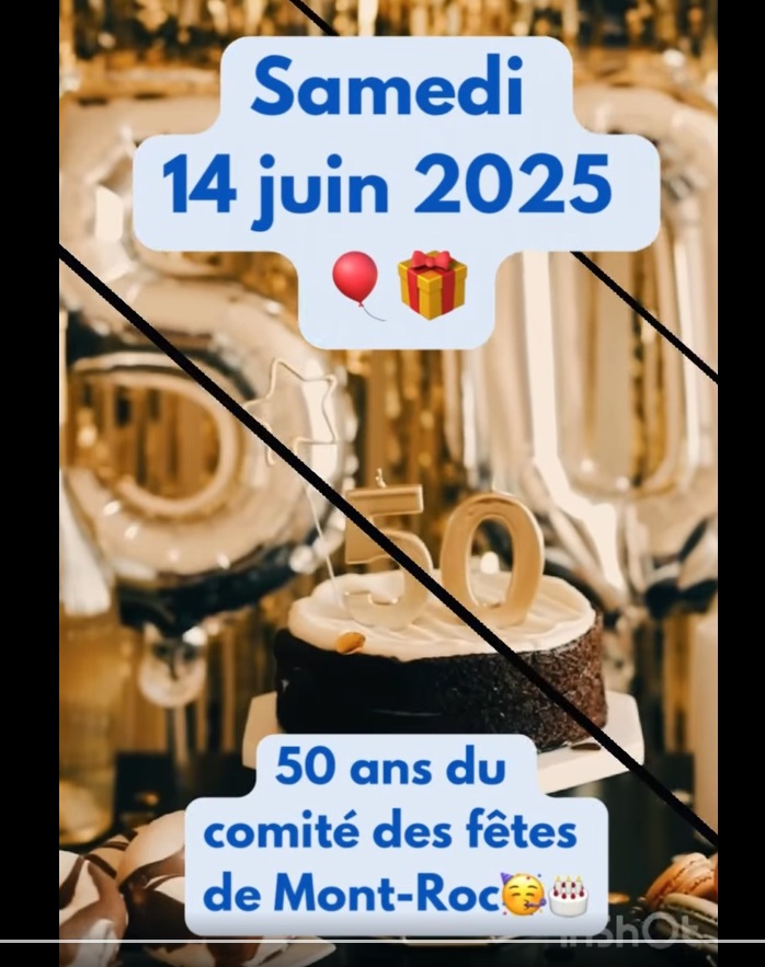 50 ans du Comité des fêtes de Mont-Roc