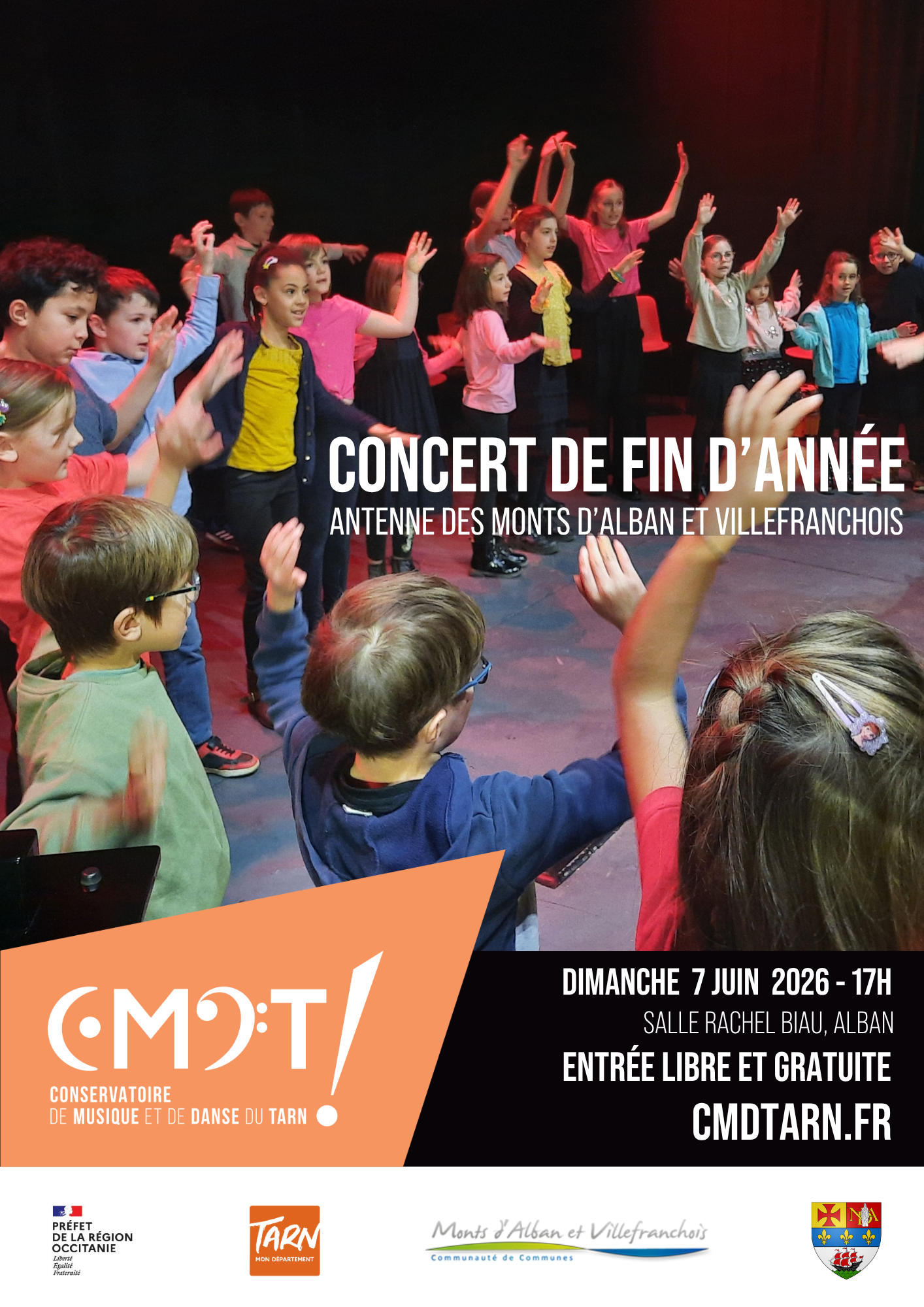 Concert de fin d'année, à Alban