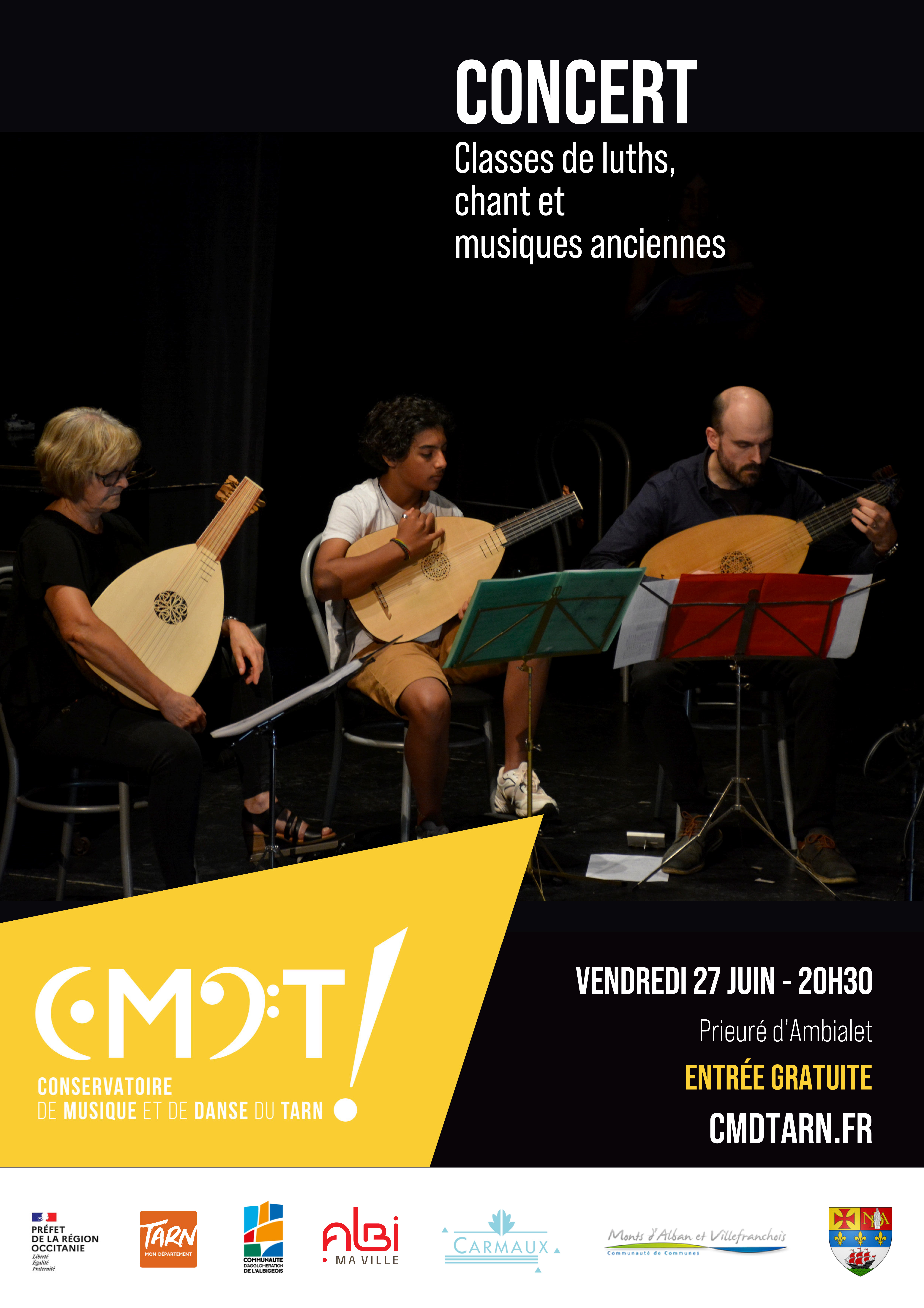 Concert conservatoire à Ambialet