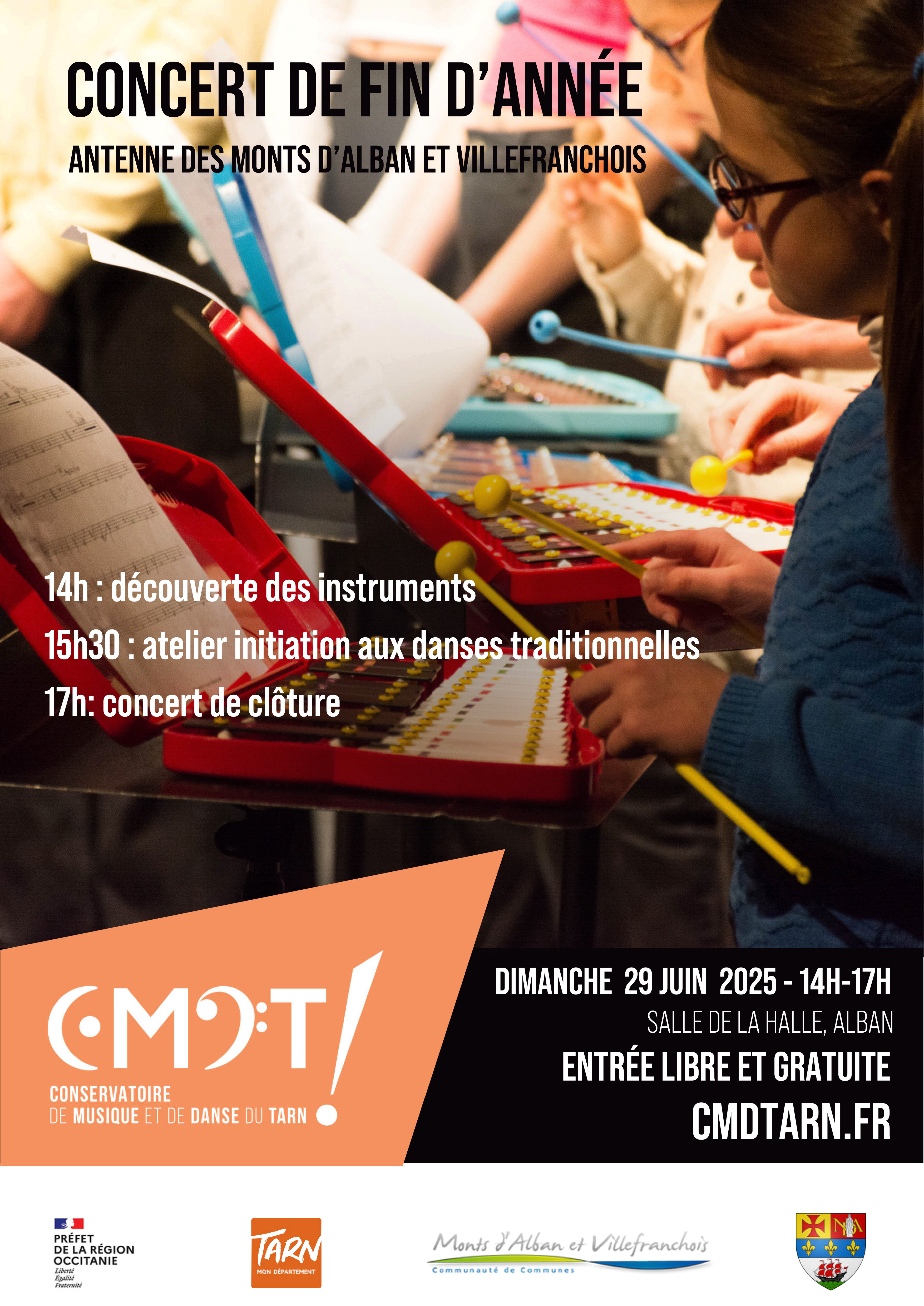 Concert conservatoire à Alban