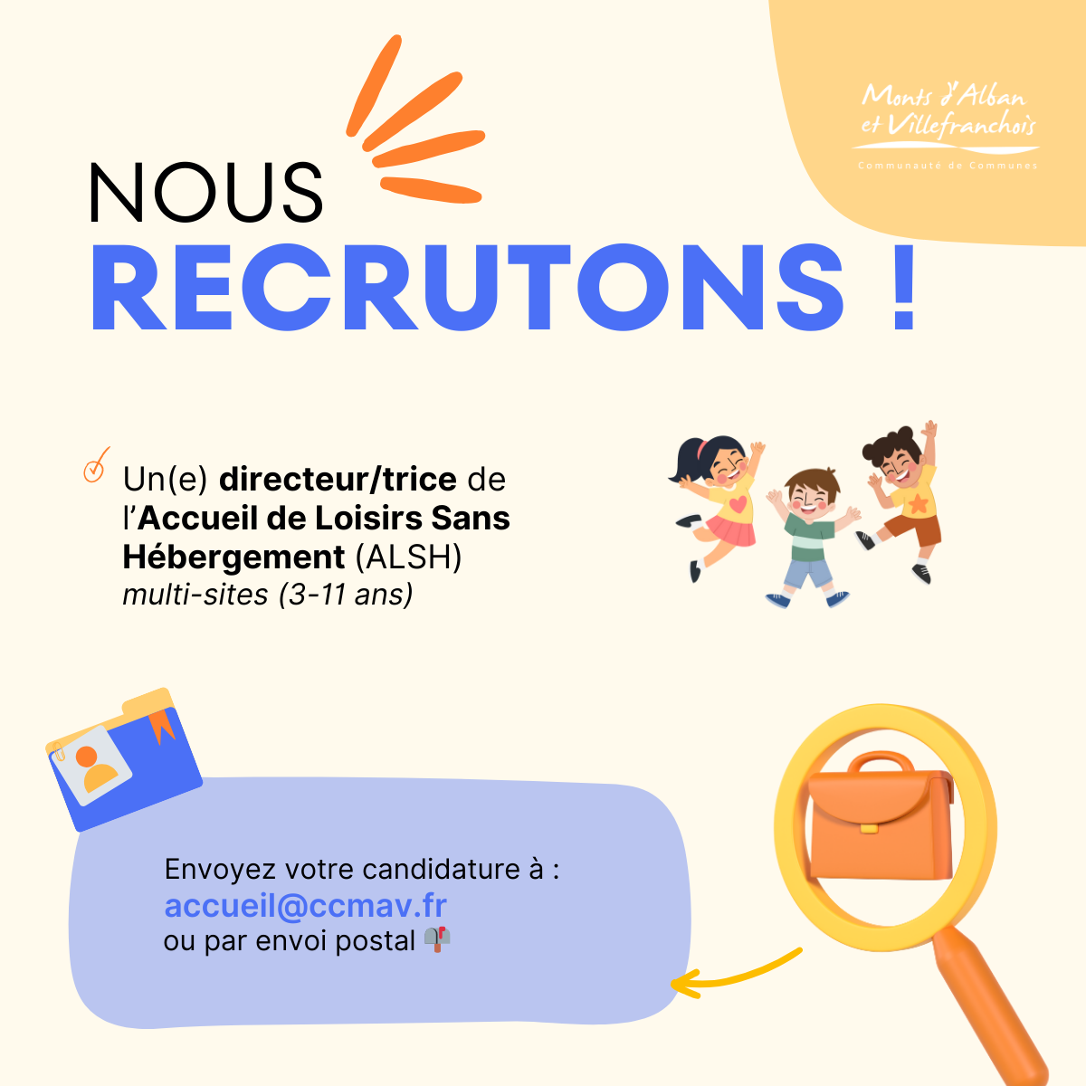 Recrutements ALSH