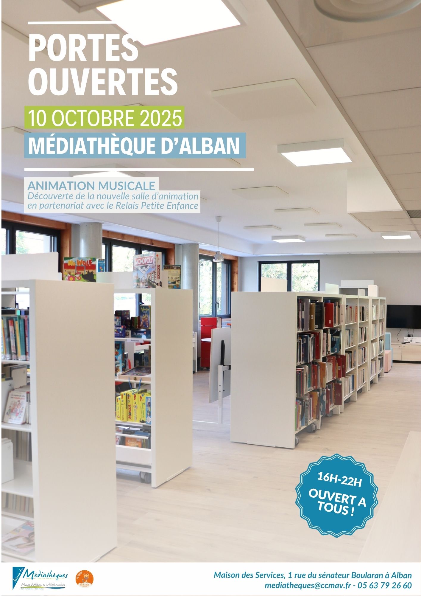 Portes ouvertes de la médiathèque d'Alban