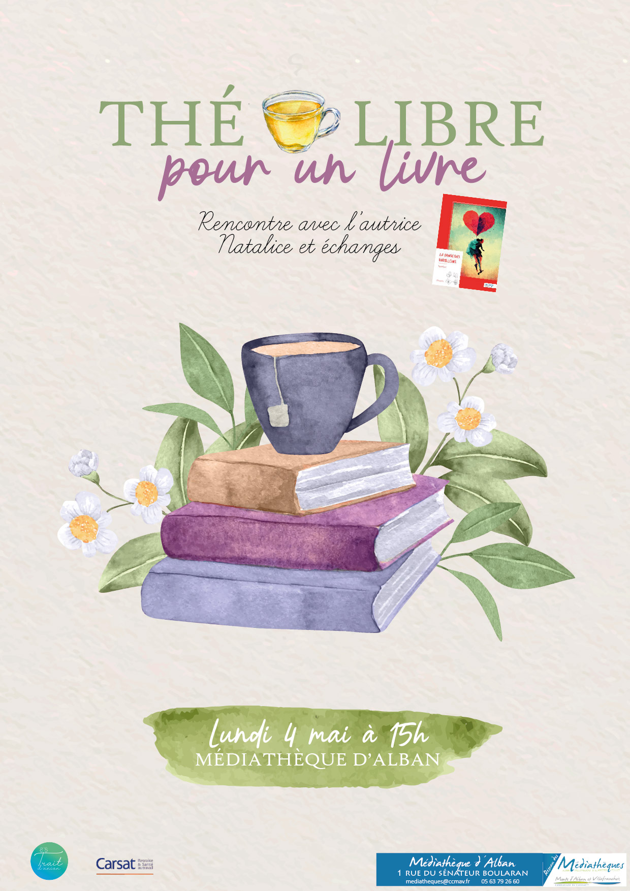 Thé libre pour un livre