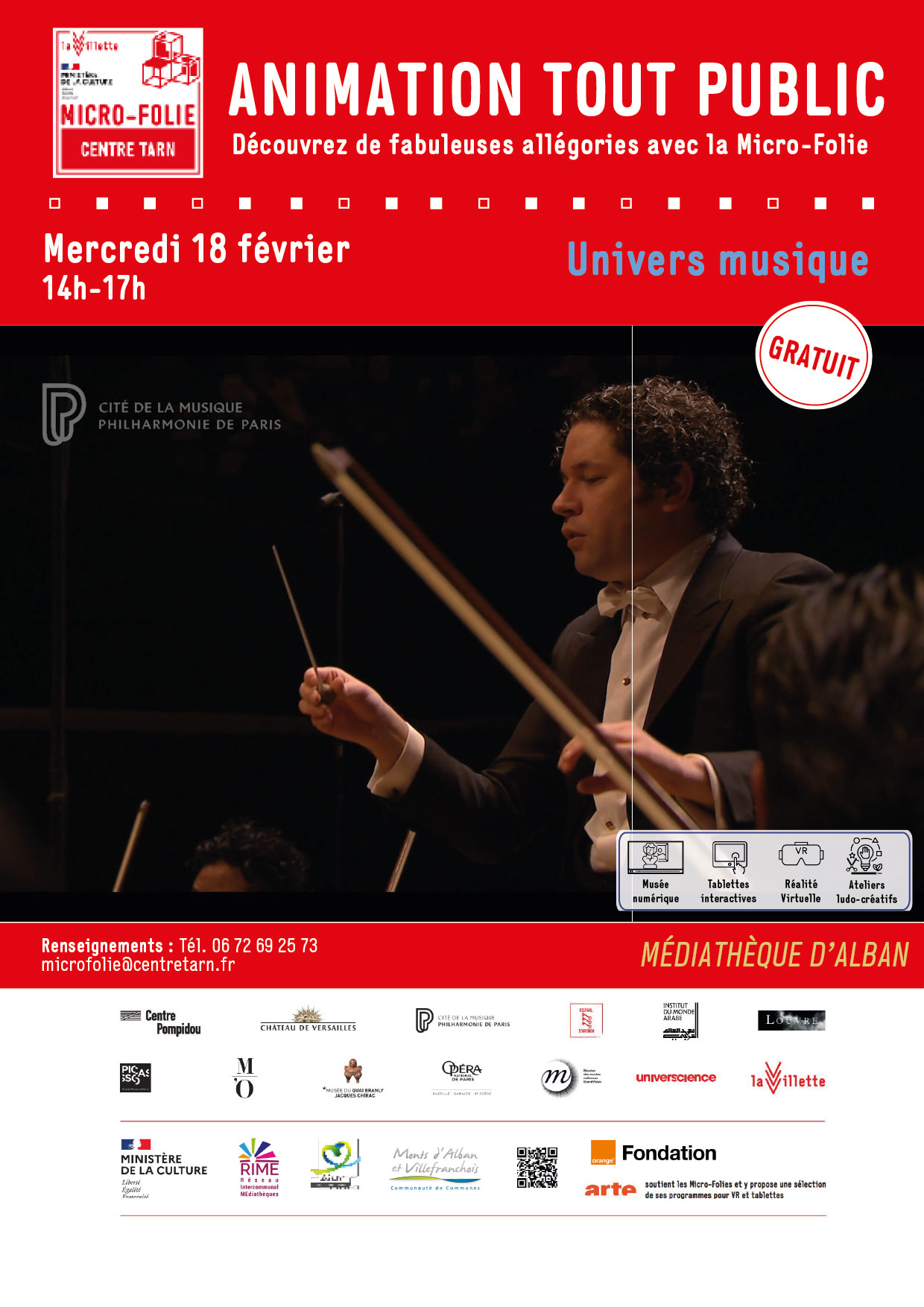 Animation micro-folie "Univers Musique" à Alban