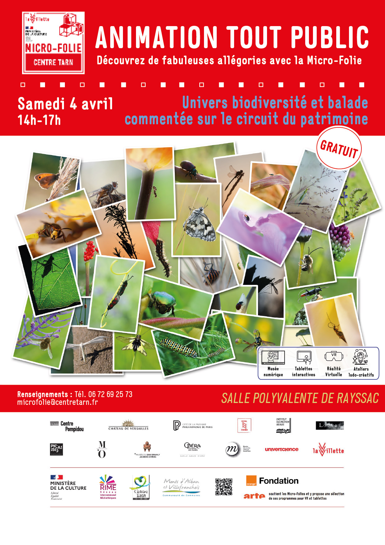 Animation micro-folie 'Univers Biodiversité" à Rayssac