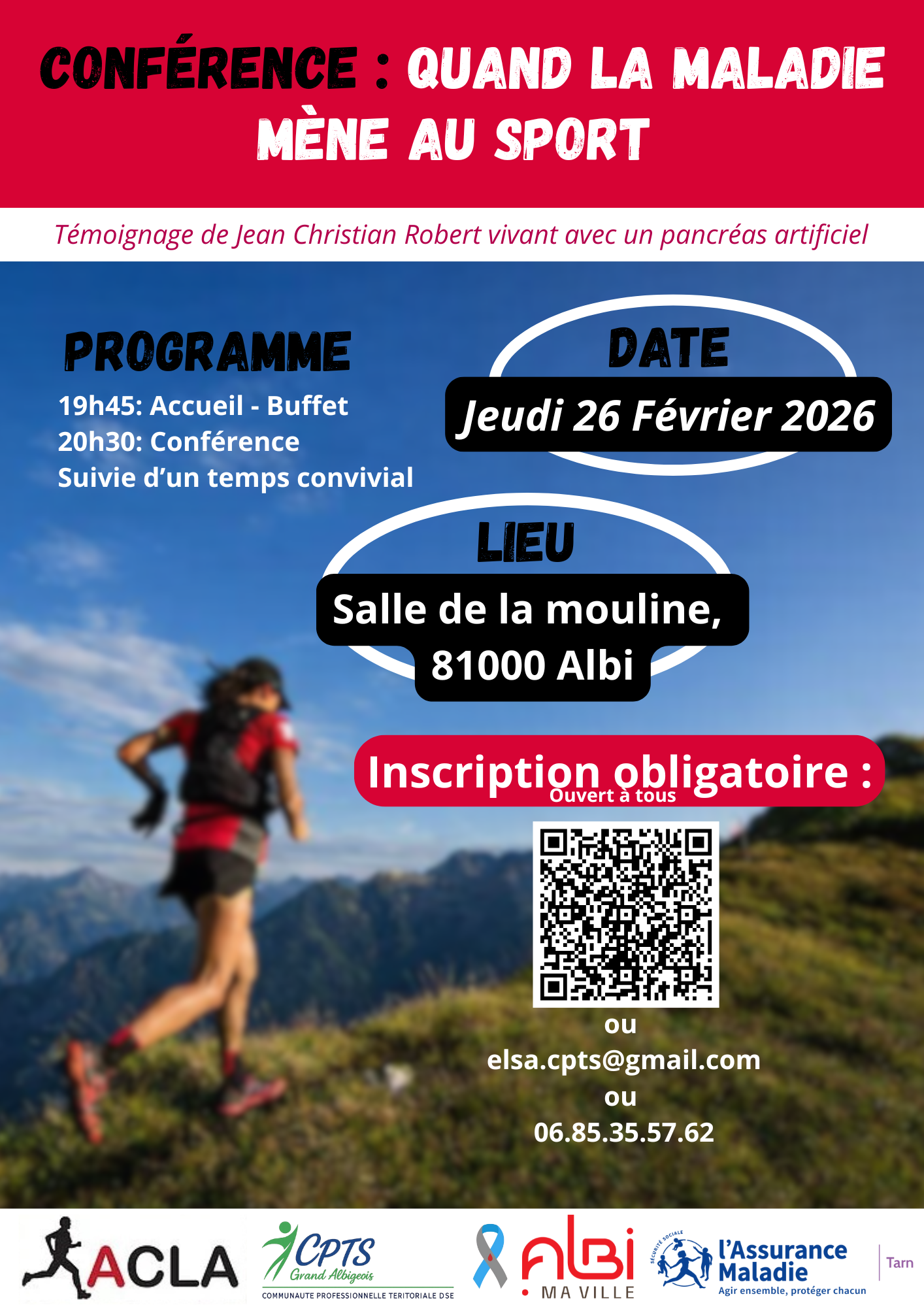 Conférence "Quand la maladie mène au sport."