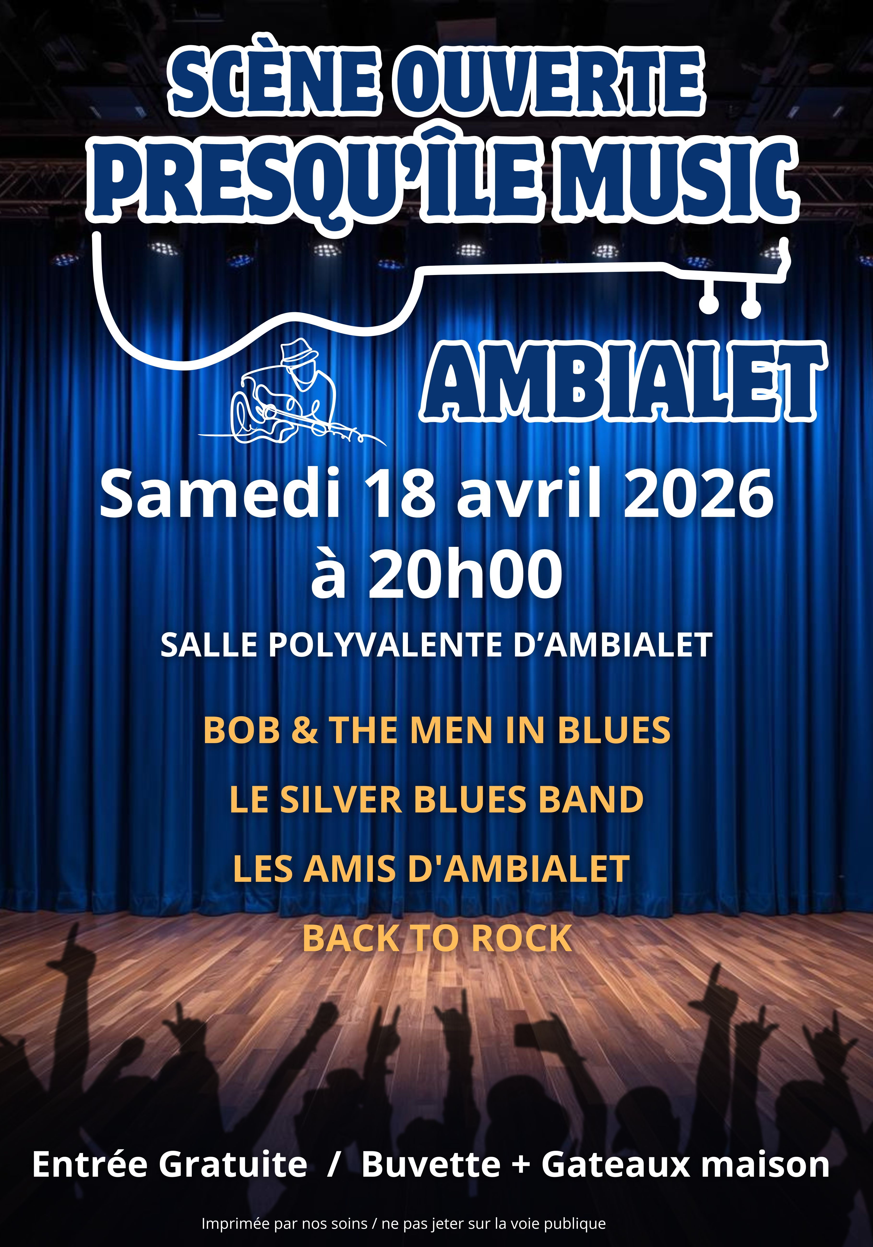 Scène ouverte, à Ambialet