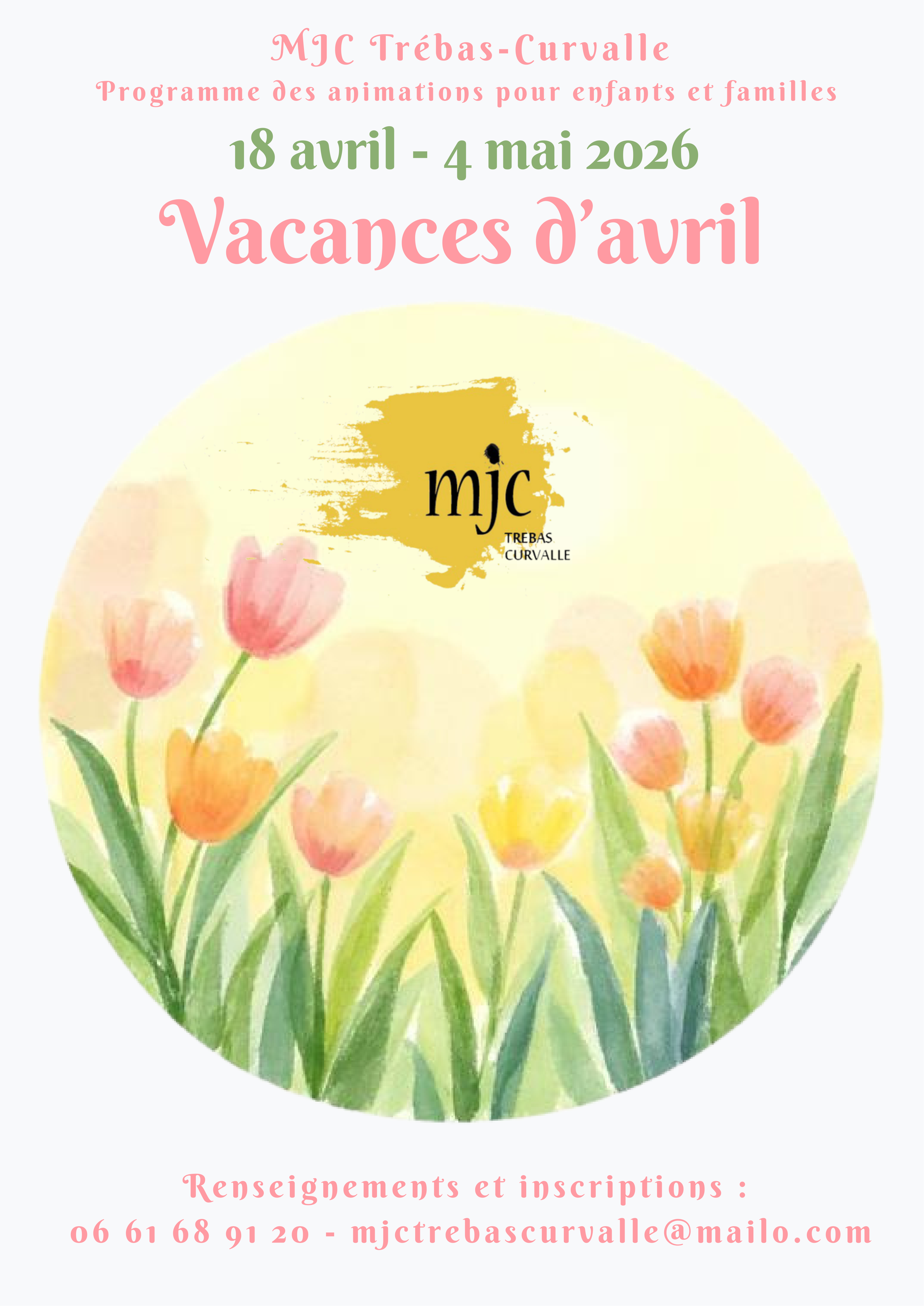 Animations vacances de printemps