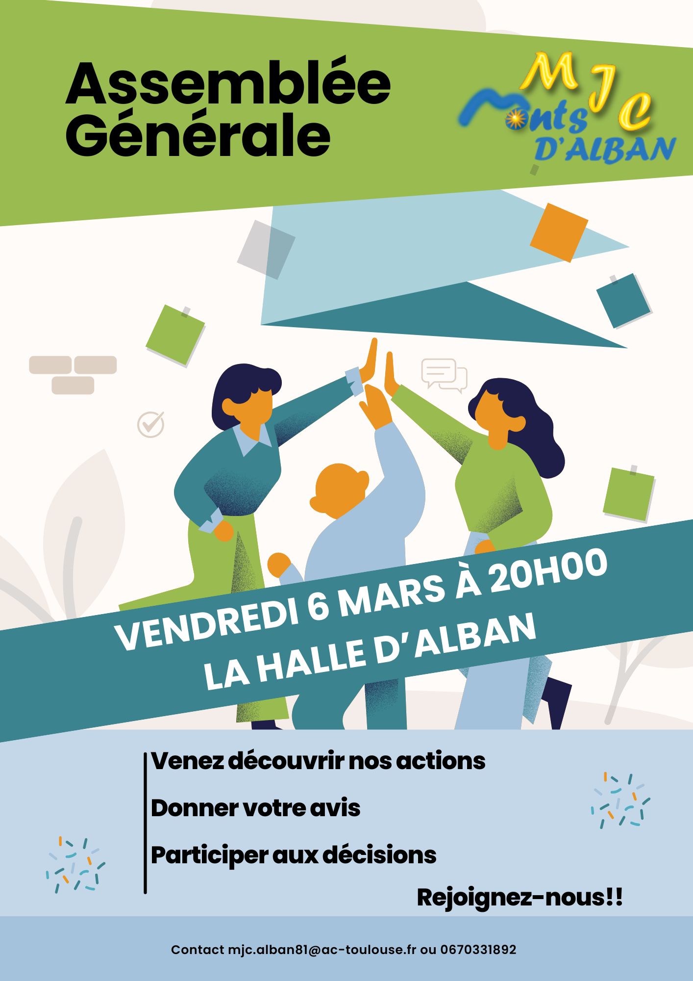 AG de la MJC des Monts d'Alban