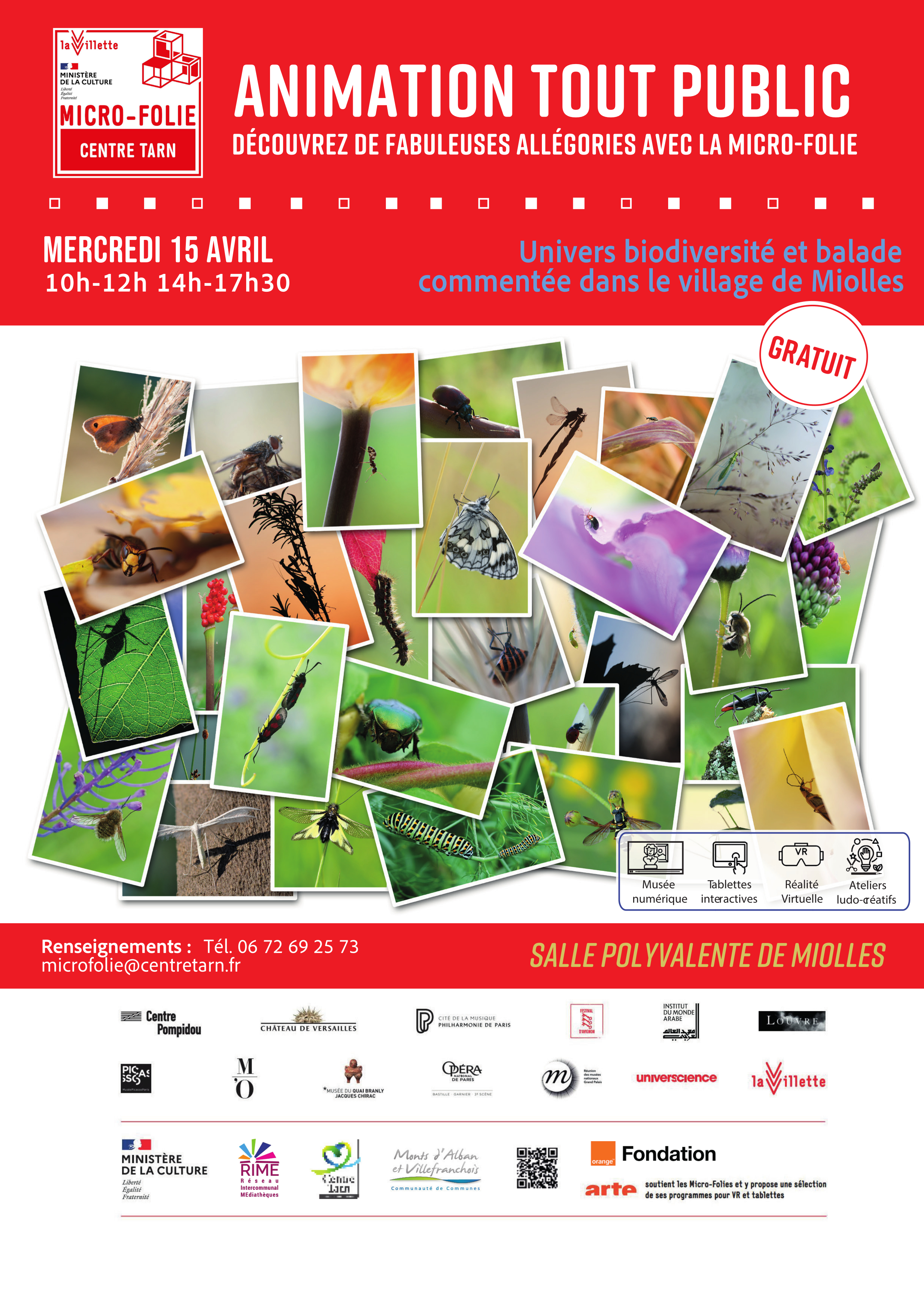 Animation micro-folie à Miolles