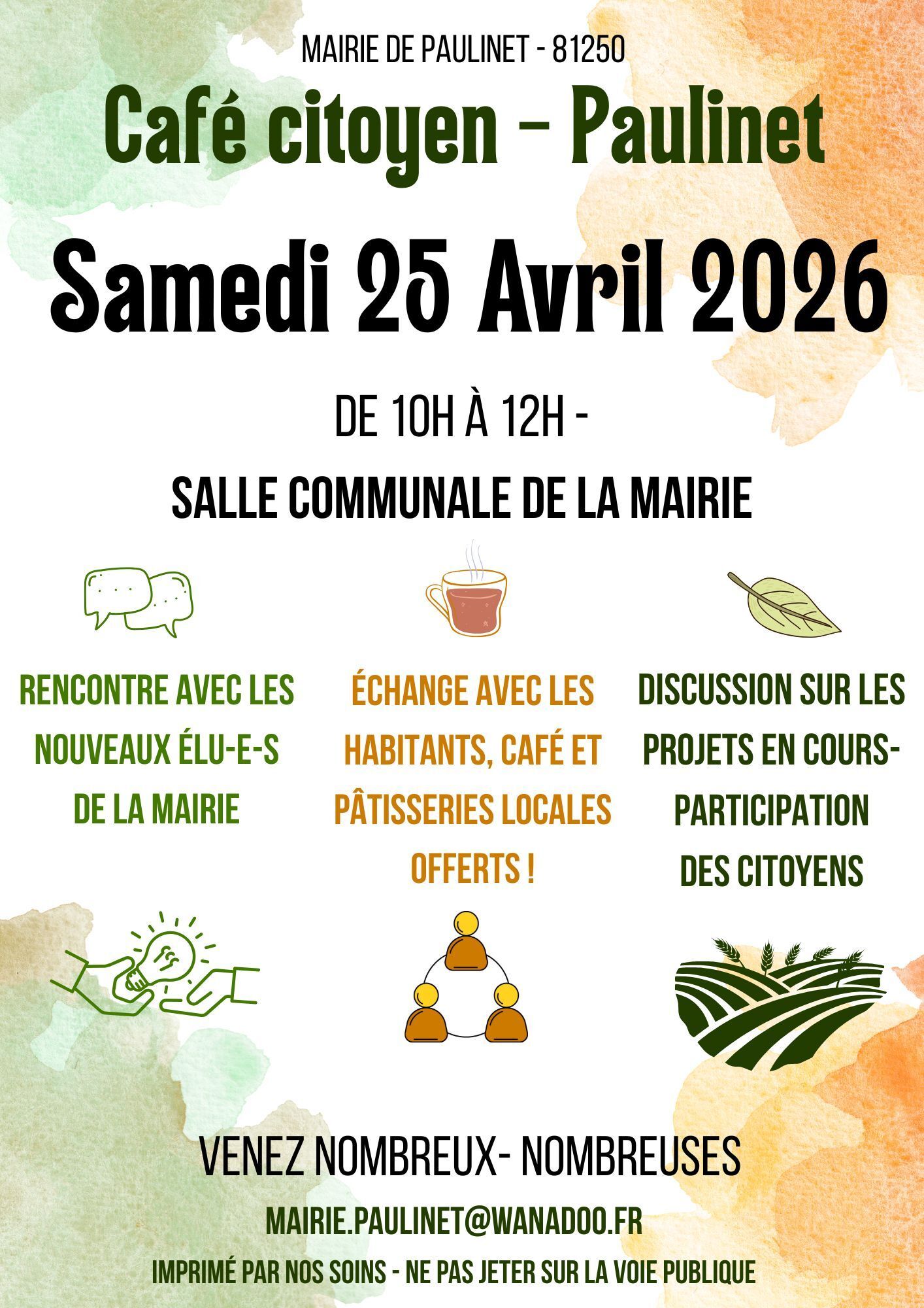 Café citoyen, à Paulinet