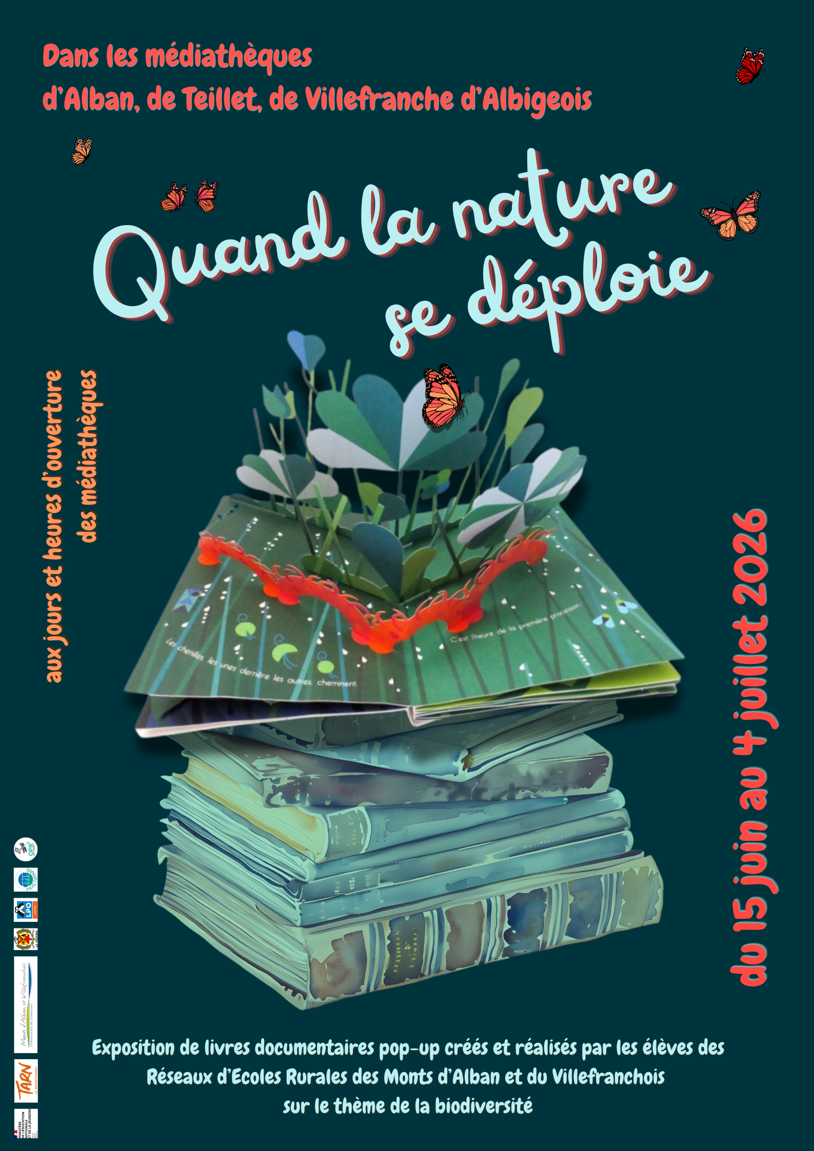 Exposition de livres pop-up