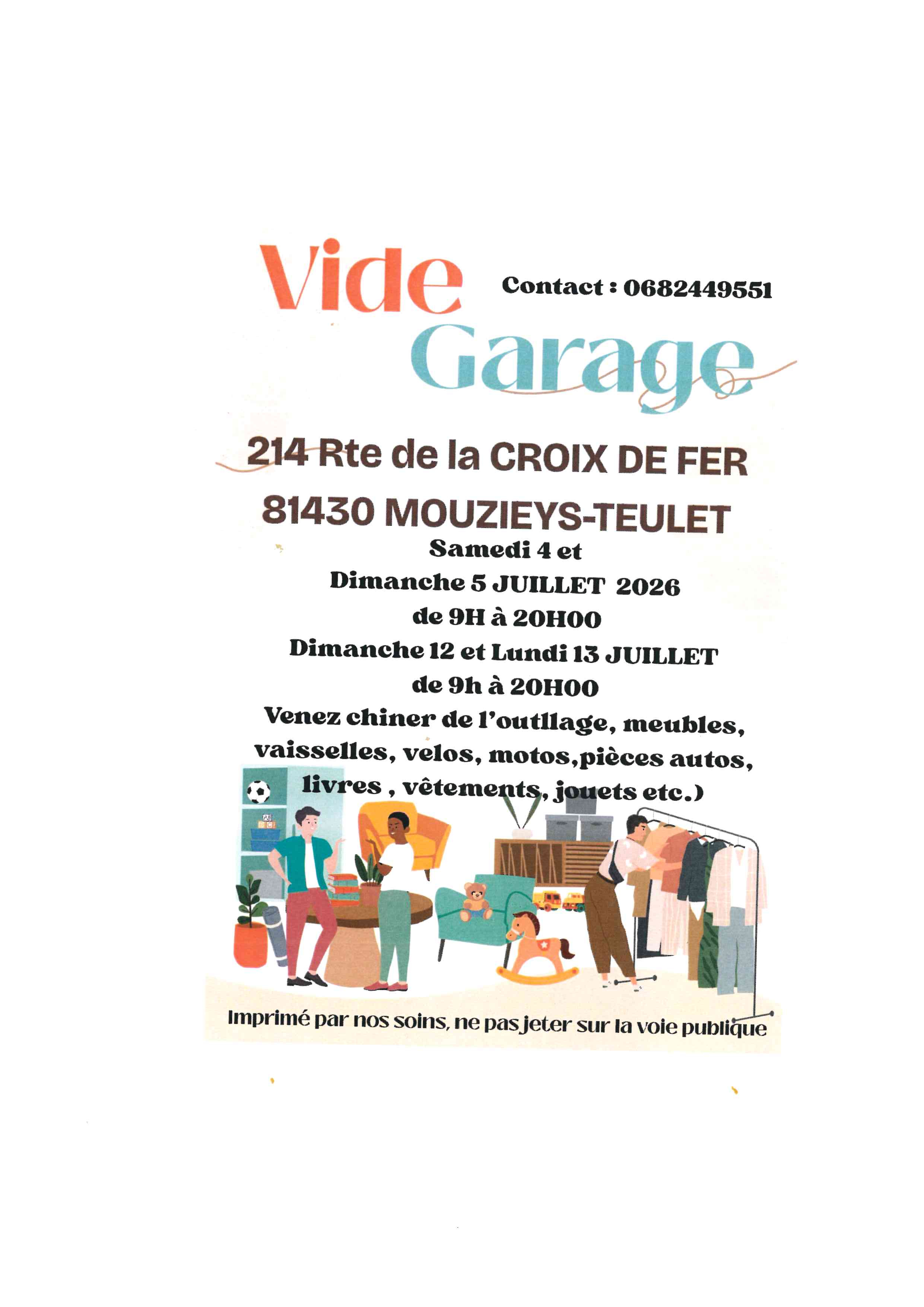 Vide-garage, à Mouzieys-Teulet