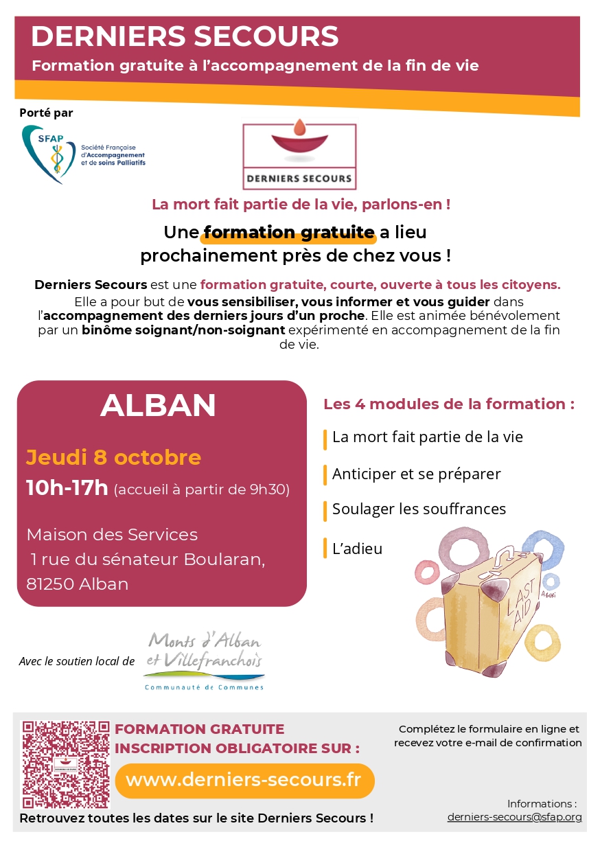 Derniers secours formation à Alban