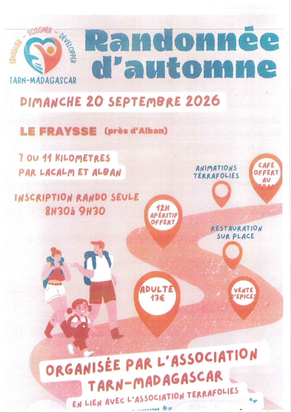Randonnée d'automne, au Fraysse