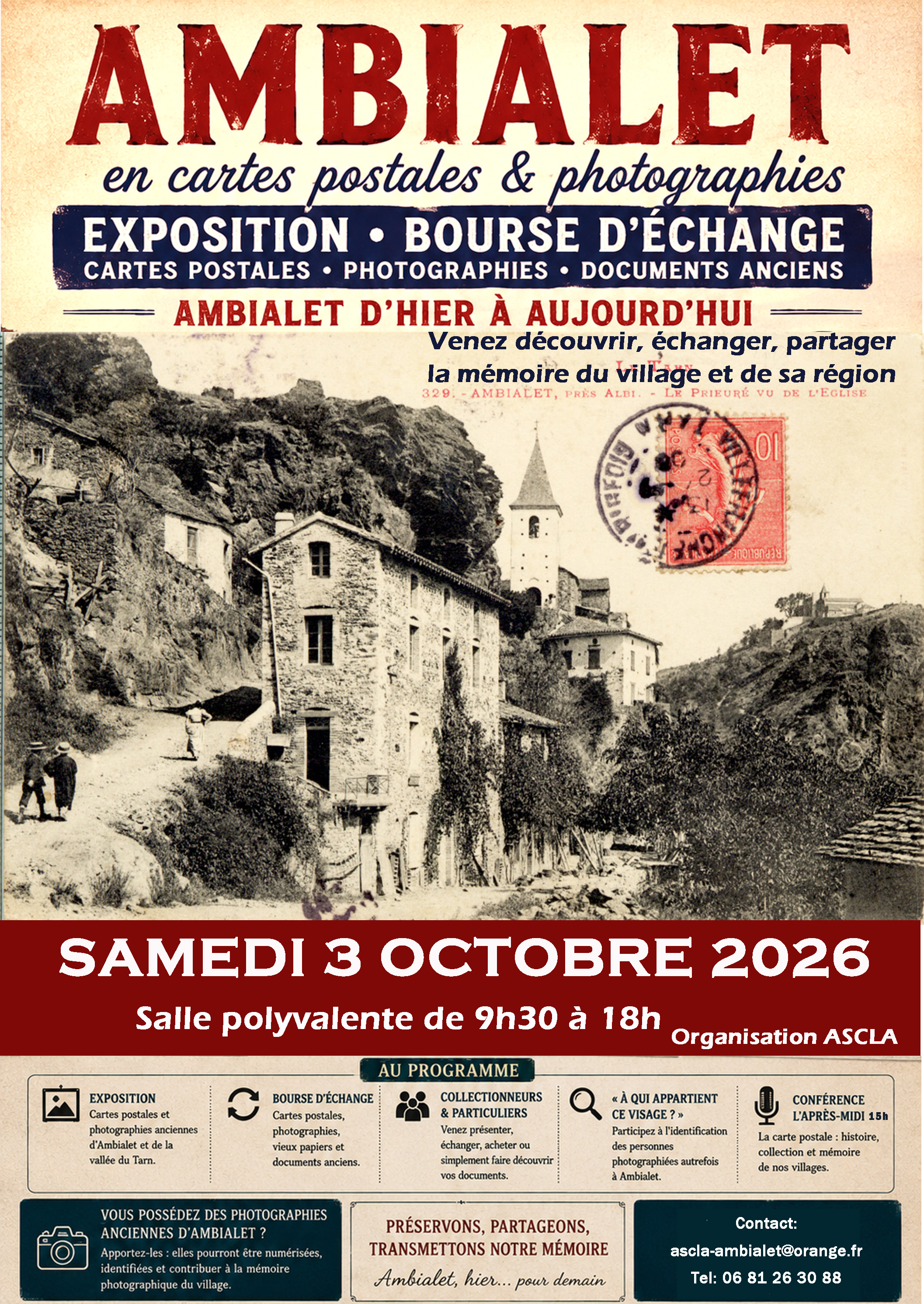 Exposition – Ambialet en cartes postales & photographies