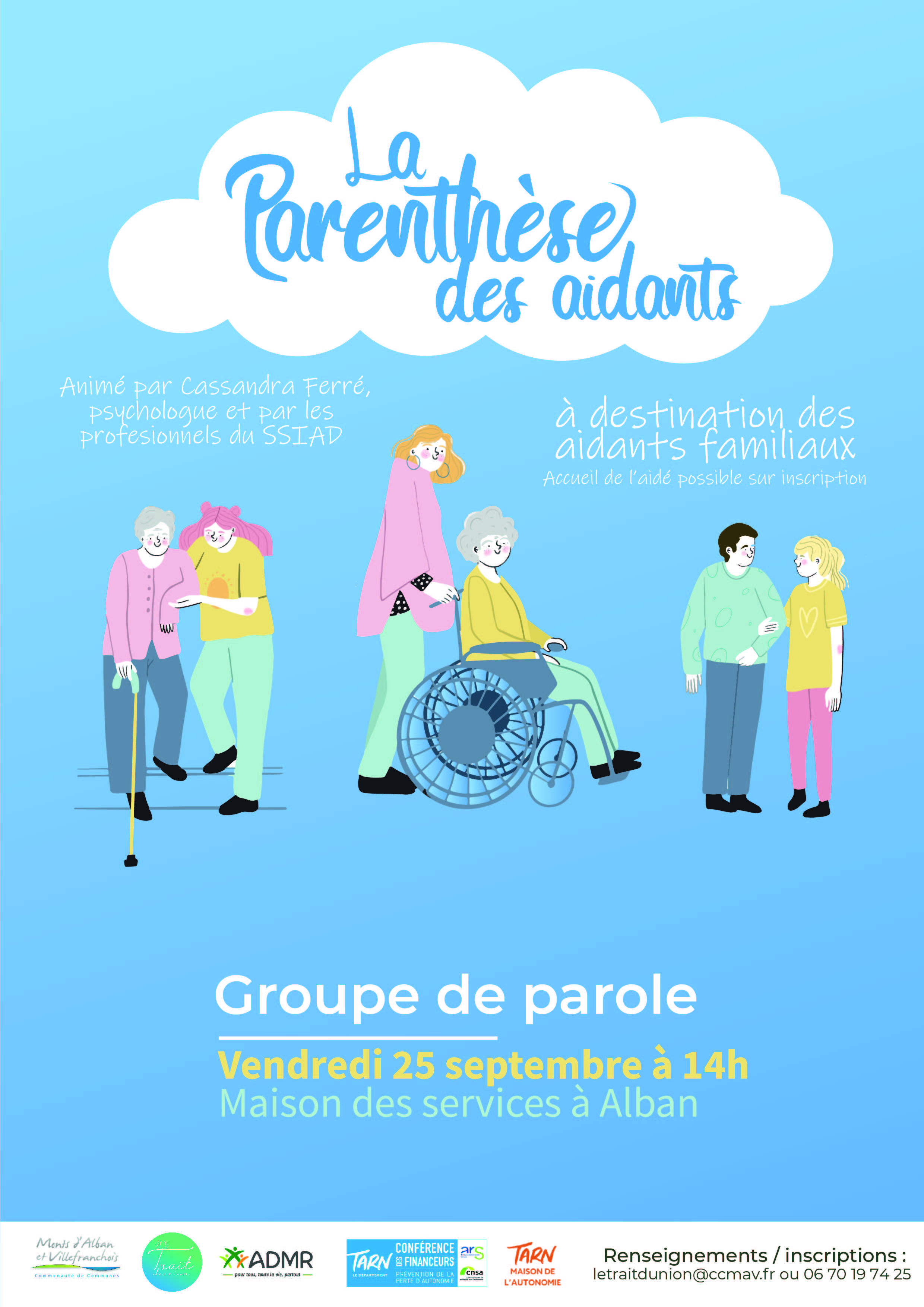 Groupe de parole des aidants à Alban