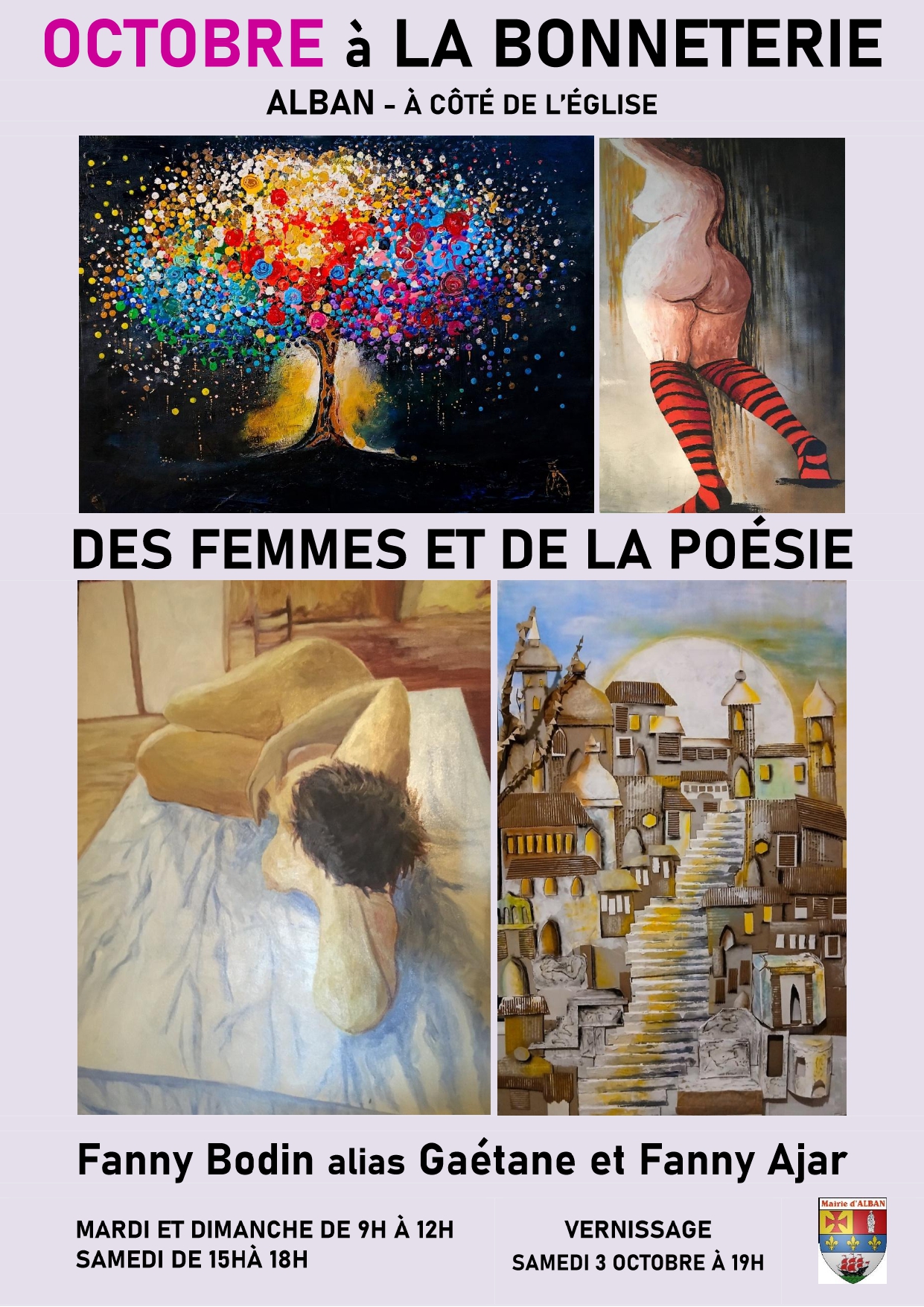 Exposition « Des femmes et de la poésie » à Alban