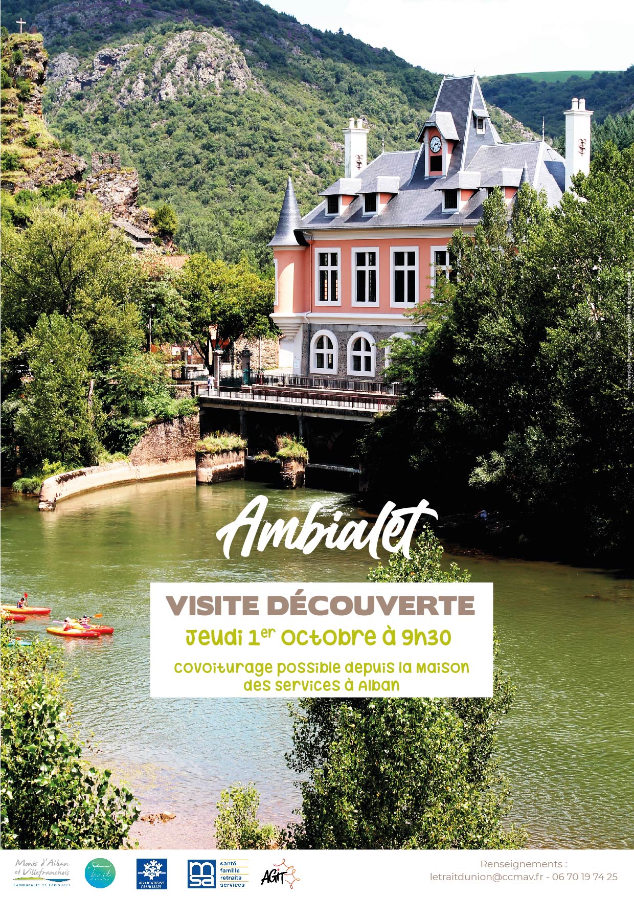Visite découverte à Ambialet