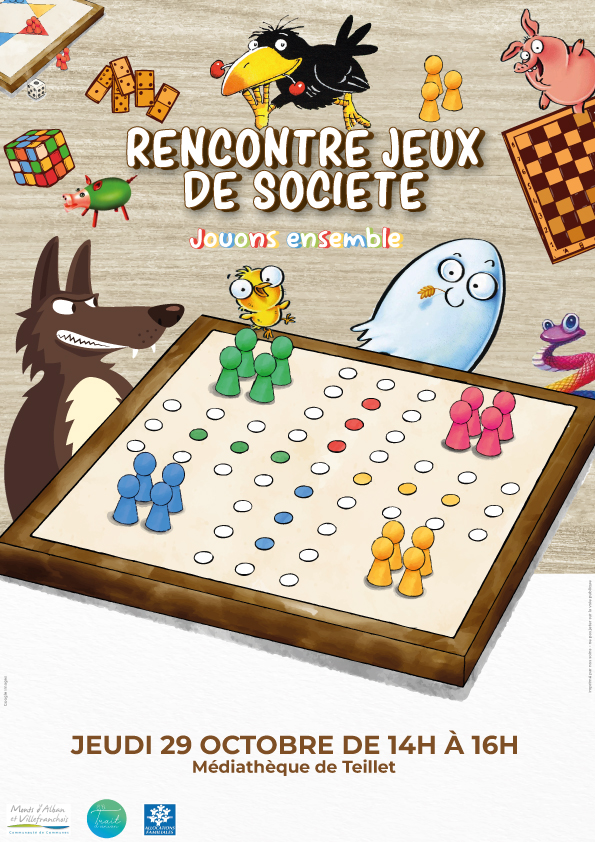 Jouons ensemble - rencontre jeux de société - Le trait d'Union