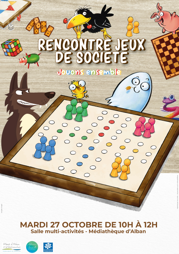 Jouons ensemble - rencontre jeux de société - Le trait d'Union